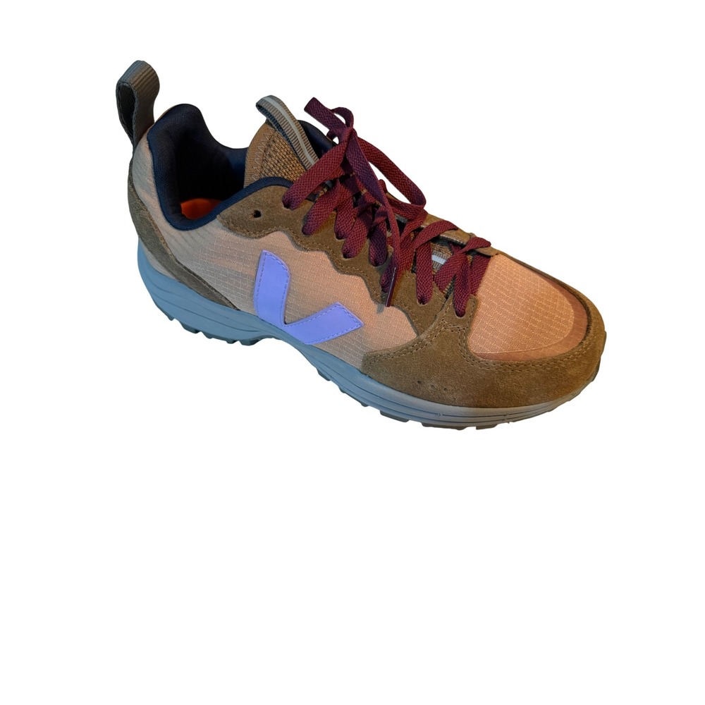 Veja Dekkan Sneaker Women 10 Brown Tan Purple RIGHT SHOW ONLY Alveomesh Vibram